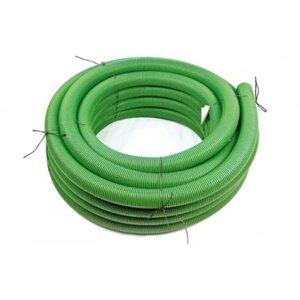 Boombeluchtingsbuis PVC-groen dia 80mm/30m -