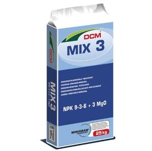 Dcm Mix 3 9-3-6 + 3MgO (blauwe zakken) 25kg -