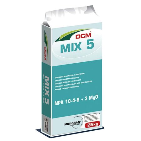 Dcm Mix 5 10-4-8 +3MgO (groene zakken) 25kg -