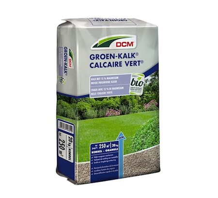 Dcm groen kalk + 15% MgO 20kg -