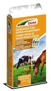 Koe-kip-paardenmest kruimel 18kg -