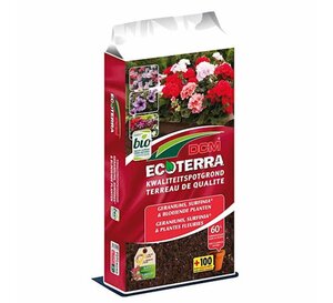 DCM Potgrond Geraniums en bloembakken 60l -