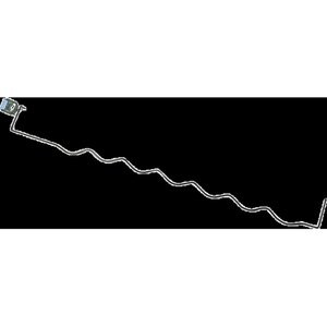 Pinnups Borderrand geschulpt 100 cm -