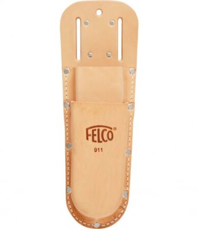 Echtlederen etui Felco 911 (F.911) dubbel 'plat',Leder -