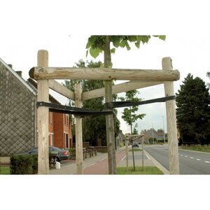 Palen half gefreesd 300 cm dia 8 ongepunt -